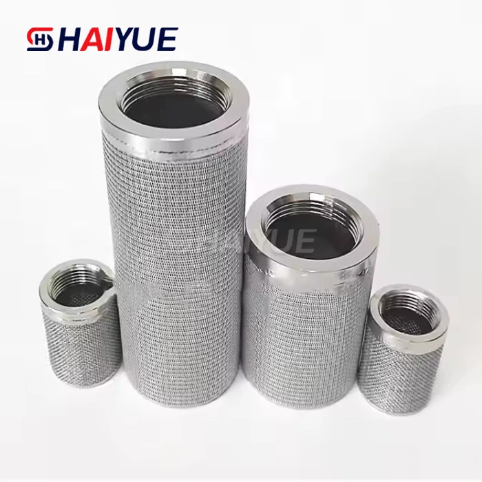 Titanium, stainless steel sintered metal filter