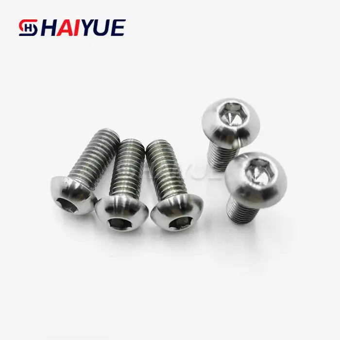 GR5 Titanium Polished Rotor Bolt For Bicycle