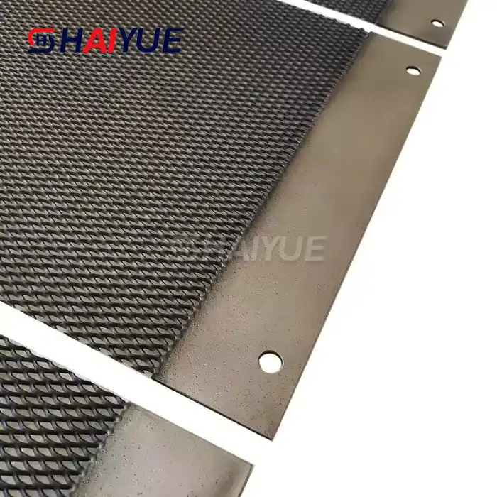 Titanium anode plates for electroplating nonferrous metals