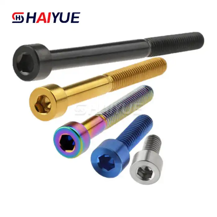 Wholesale Gr5 Titanium Alloy DIN912 Cap Head Bolt For Motorparts