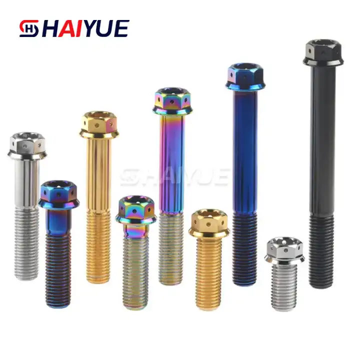 Titanium Drilled Flange Head Bolt