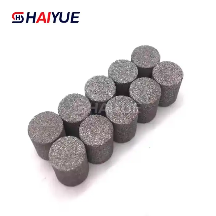 Stainless steel powder sintered filter element