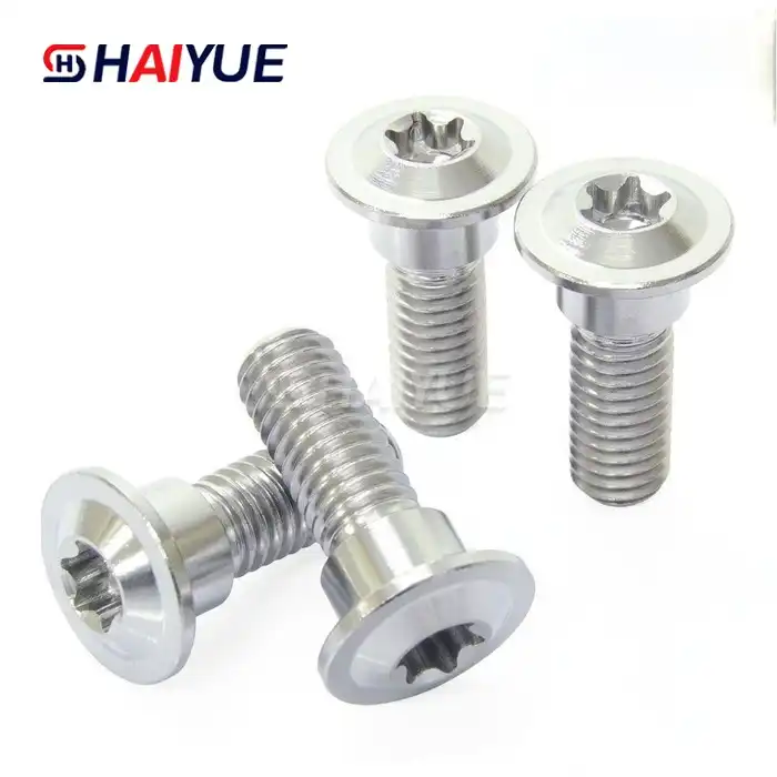 Ti6Al4V Rear Brake Disc Bolt For Honda