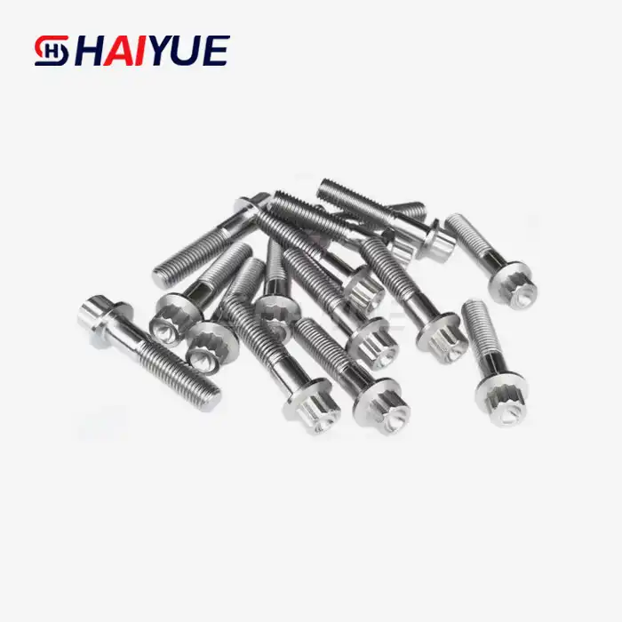 China Factory Gr5 Titanium 12 Pt Flange Bolt