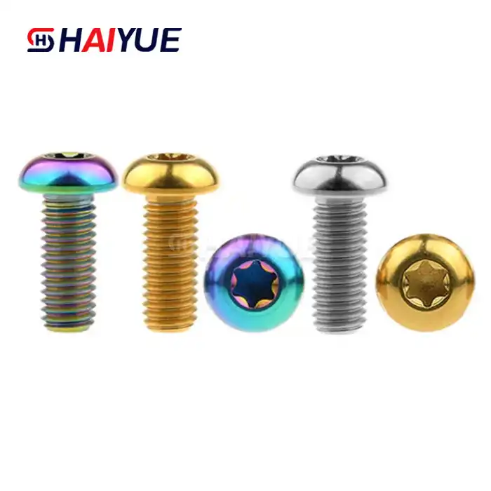 ISO7380 M6 Gr5 Titanium Alloy Button Head Bolt