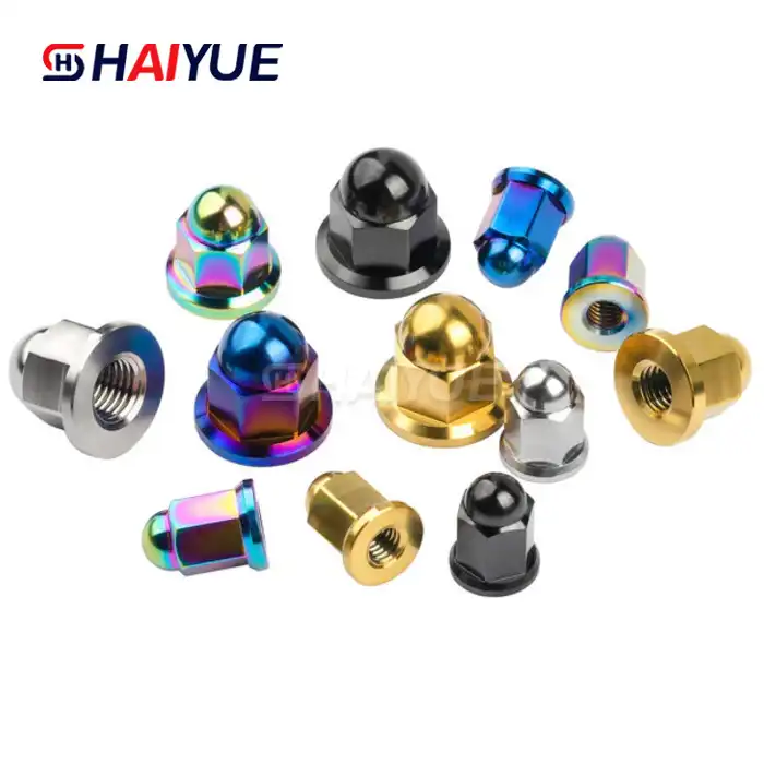 Gr5 Titanium Hex Dome Nut